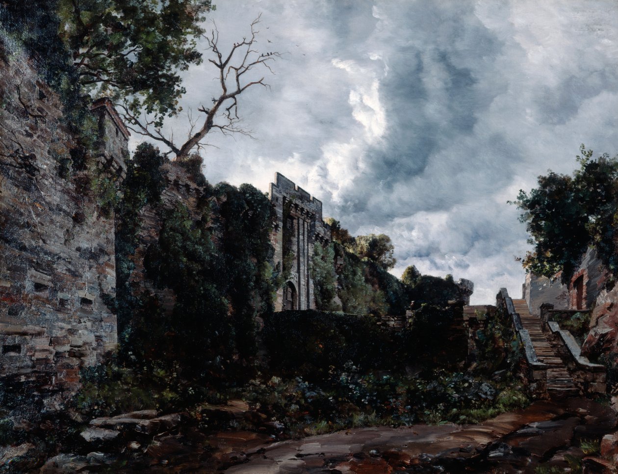 Puerta principal del Château de Clisson, 1884 de Emmanuel Lansyer