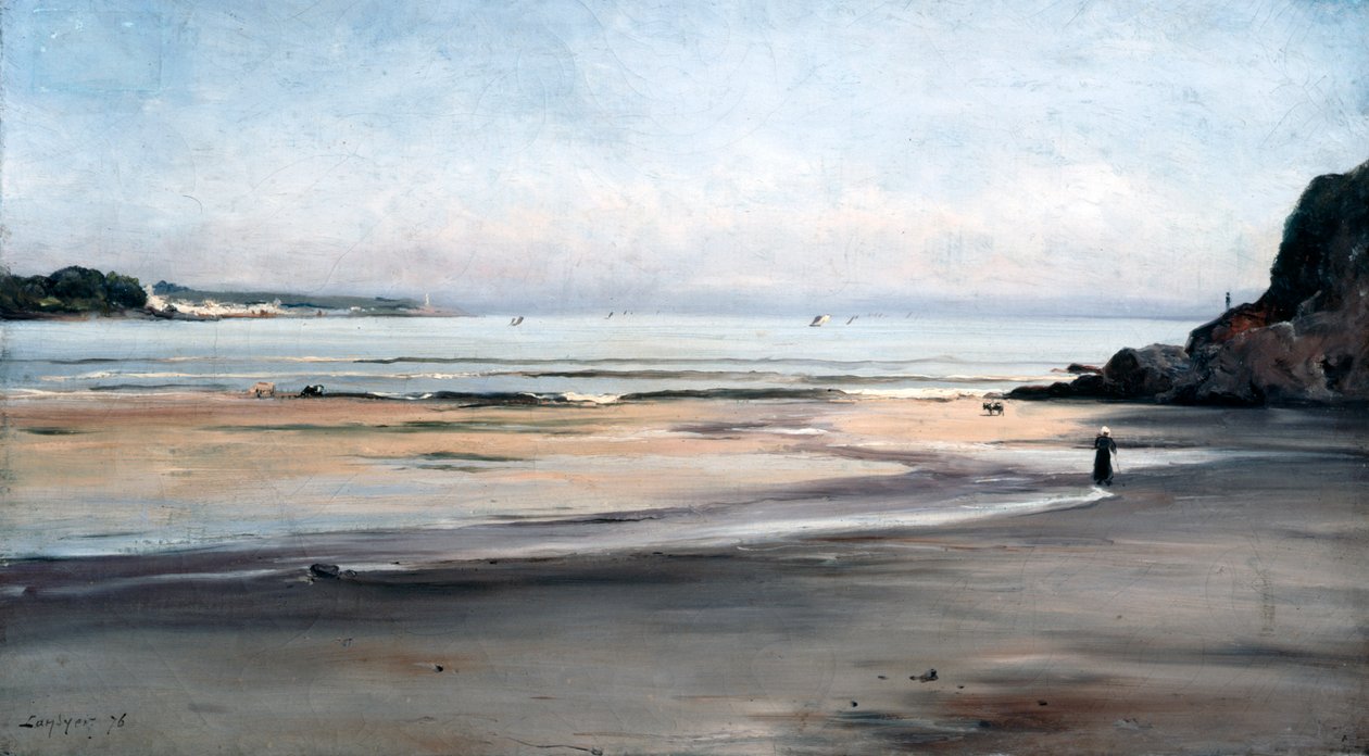 Marea creciente en la mañana del sábado, 1876 de Emmanuel Lansyer