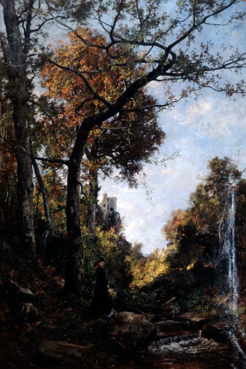 El paseo otoñal, 1869 de Emmanuel Lansyer
