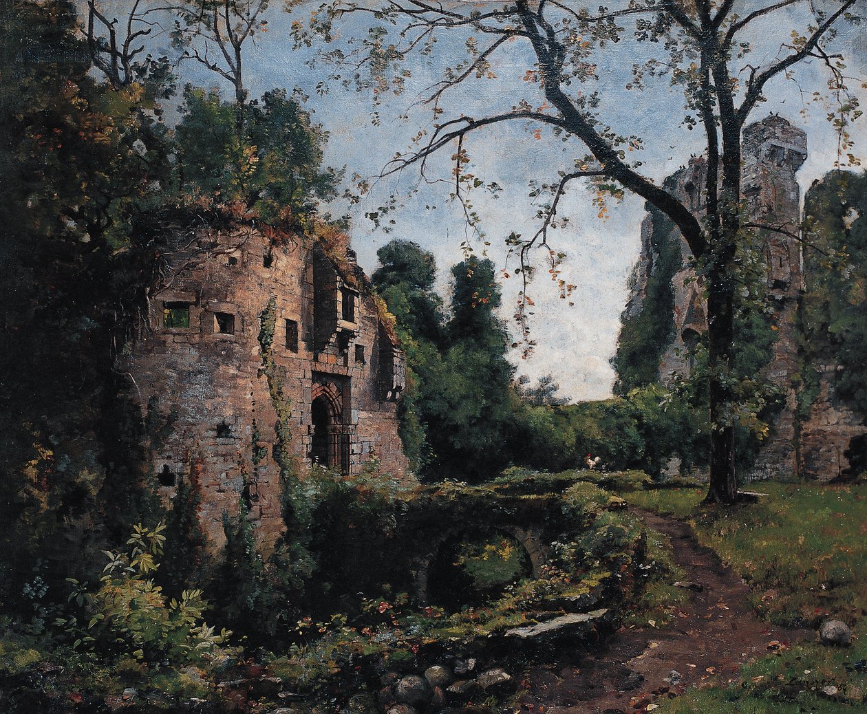 Bastión de Ormes, interior del castillo de Clisson de Emmanuel Lansyer