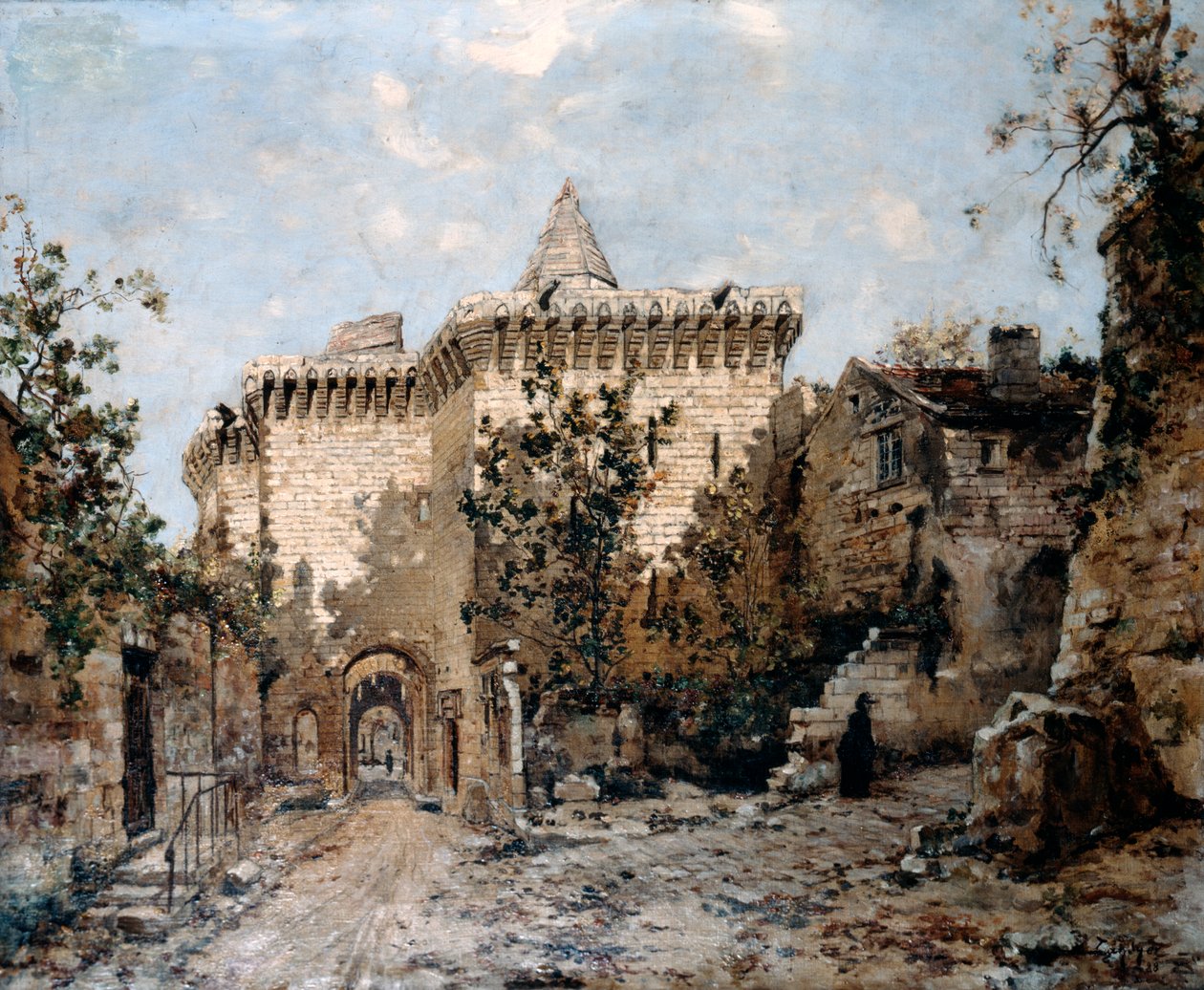 La Puerta de Cordelières y el Castillo, 1891 de Emmanuel Lansyer