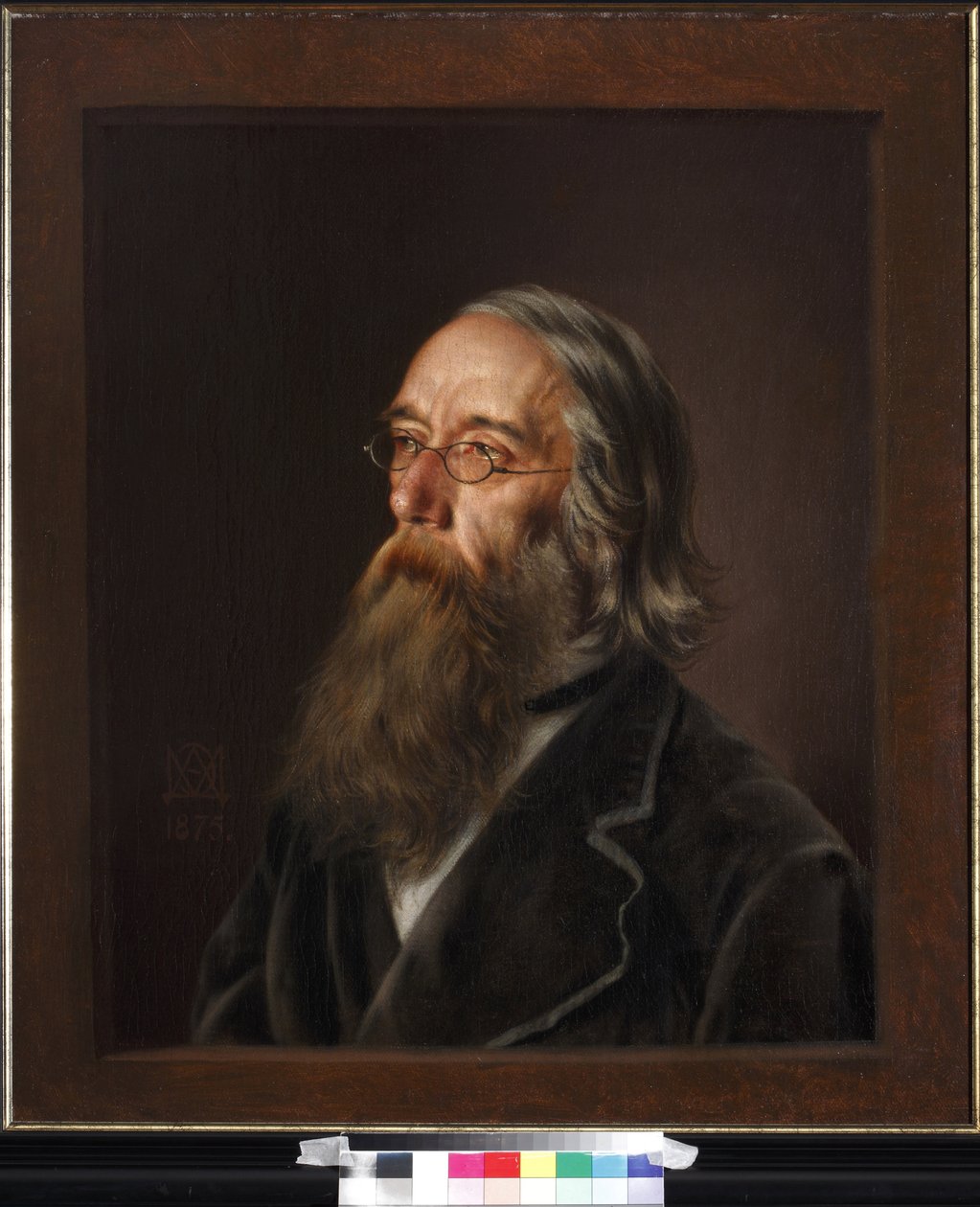 Portrait of Vasily Alexeyevich Yelagin (Elaguine) (1818-1879) par Dmitriev-Mamonov, Emmanuil Alexandrovich (1824-1880). Óleo sobre lienzo de Emmanuil Alexandrovich Dmitriev Mamonov