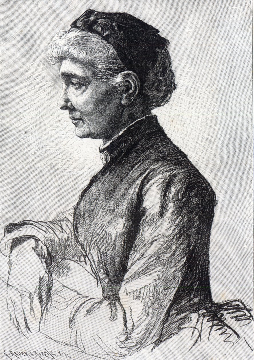 Estudio de una mujer, 1893 de Empress Frederick of Germany