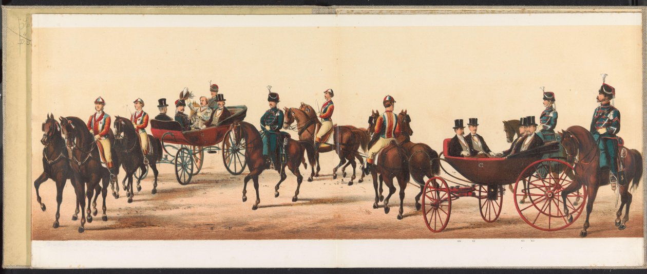 Desfile en Haarlem, 1872 (lámina 8) Procesión celebrada en Haarlem, el 1 de abril de 1872. (título de la serie sobre el objeto) de Emrik and Binger