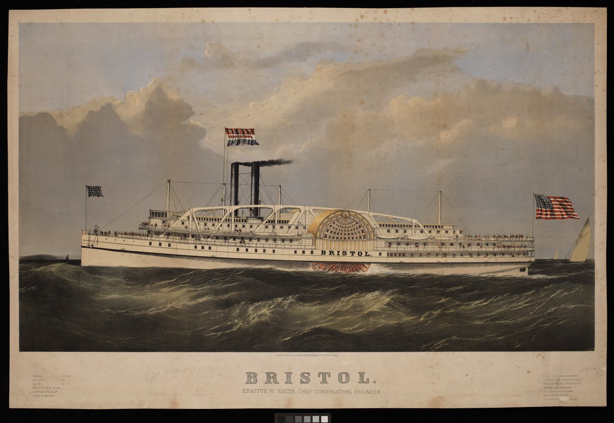 Bristol Eratus W Smith, ingeniero constructor jefe... (litografía, coloreada) de Endicott Endicott