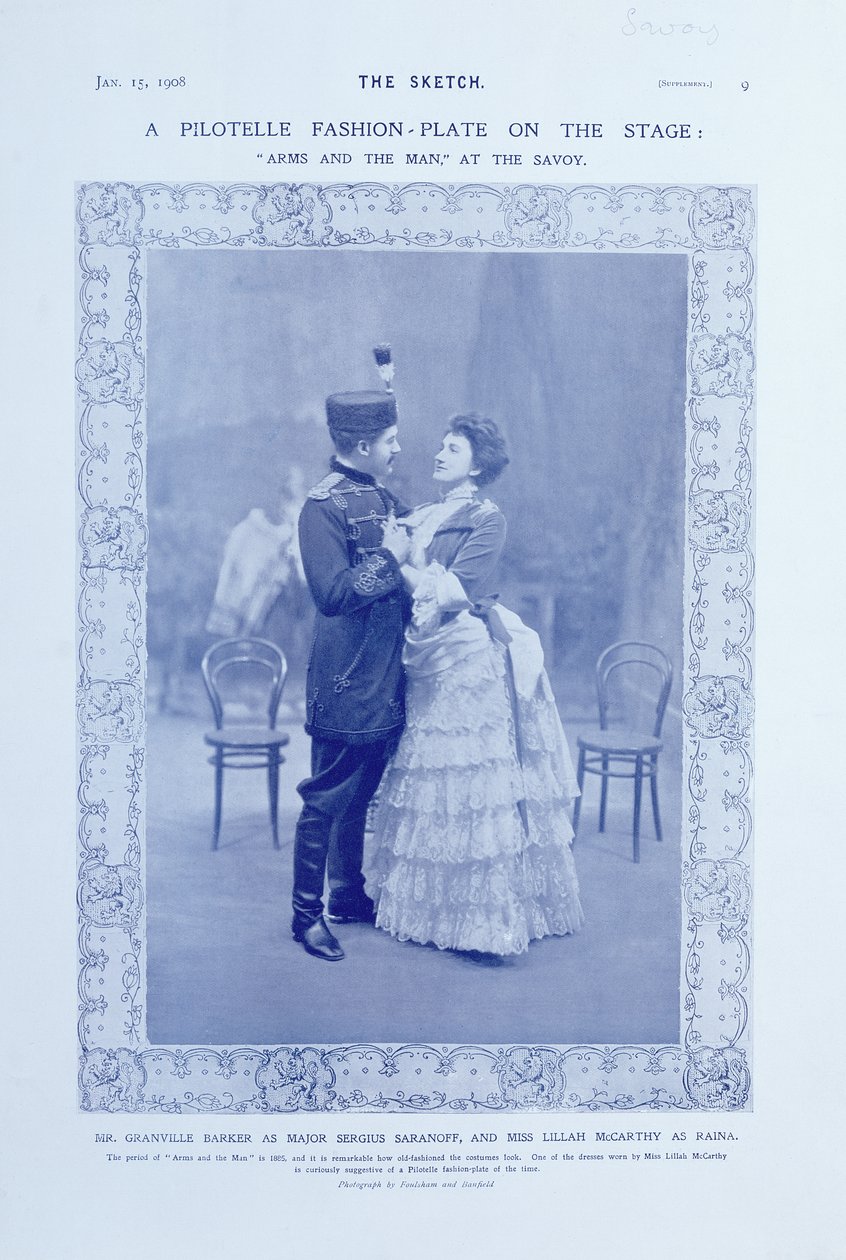 Una placa de moda Pilotelle en el escenario, 15 de enero de 1908 de English Photographer