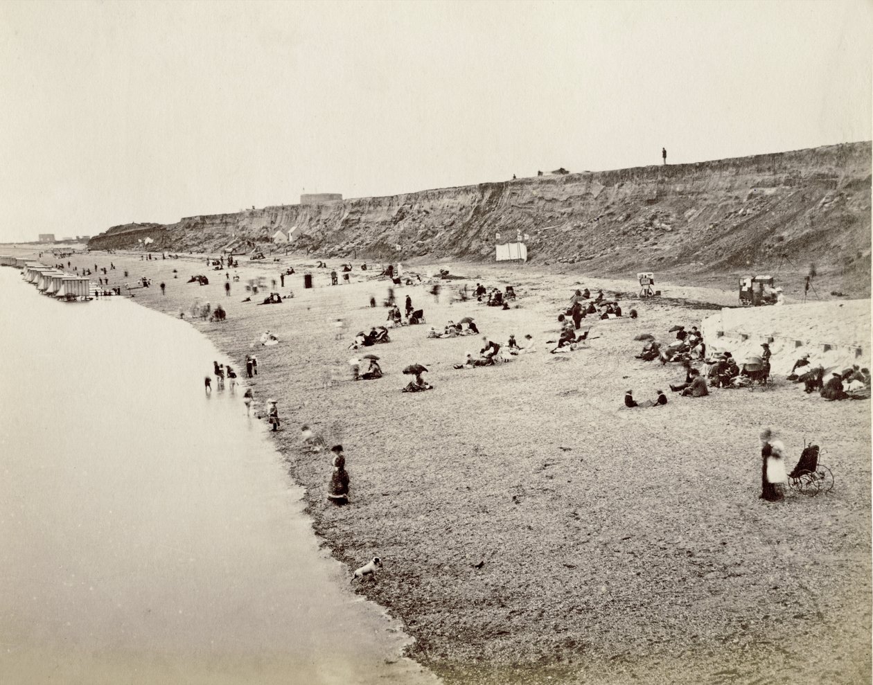 Playa de Babbacombe, Devon, años 1890 de English Photographer