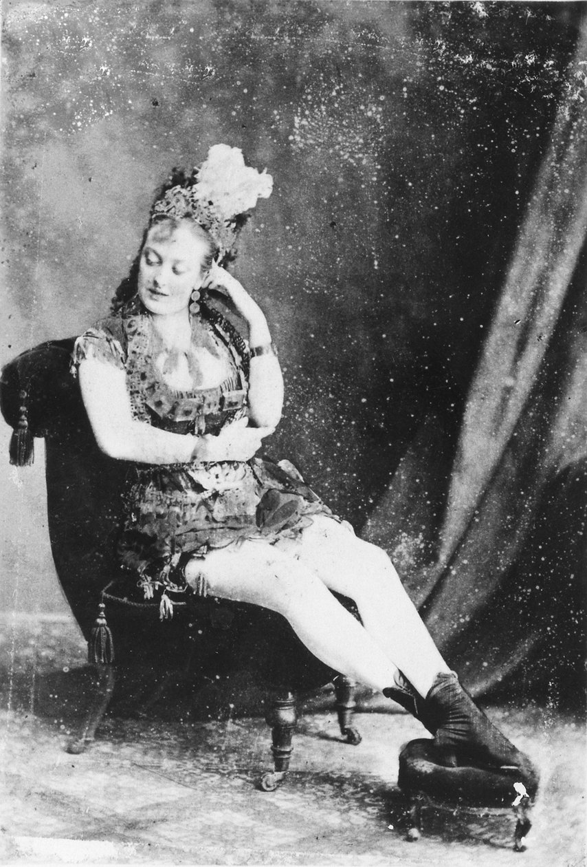 Carte de Visite de Miss Lardy Wilson, c.1870s de English Photographer