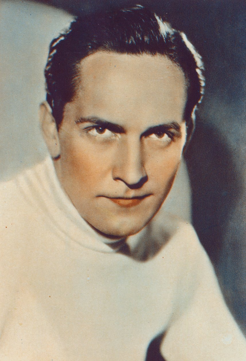 Frederic March, tarjeta de cigarrillos de English Photographer