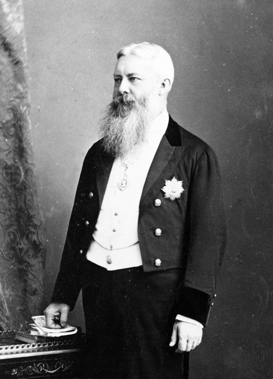 Caballero Gran Comandante de la Orden de la Estrella de la India, c.1870s de English Photographer