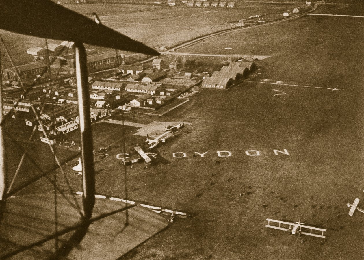Aeropuerto de Londres en 1925 de English Photographer