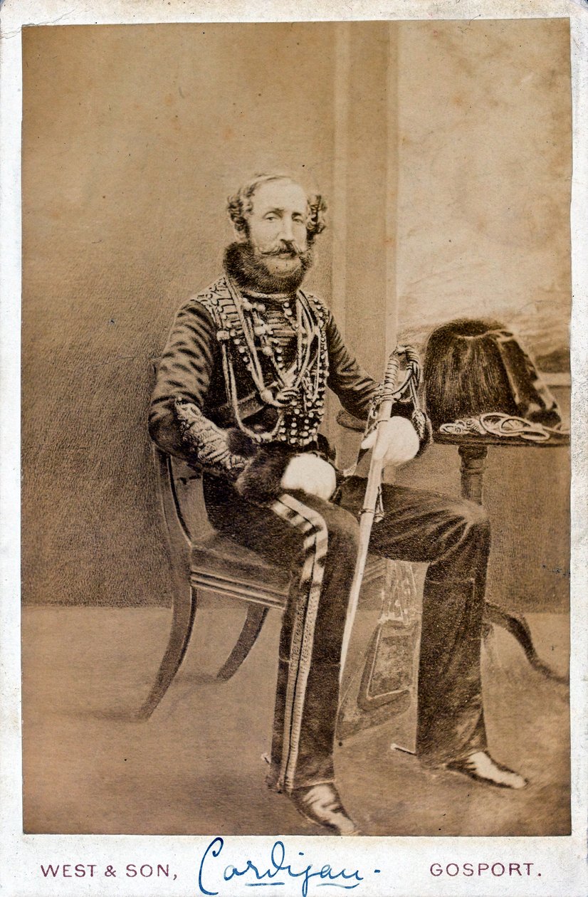 Lord Cardigan (1797-1868) en el uniforme de Coronel, 11º Regimiento de Húsares (Prince Albert