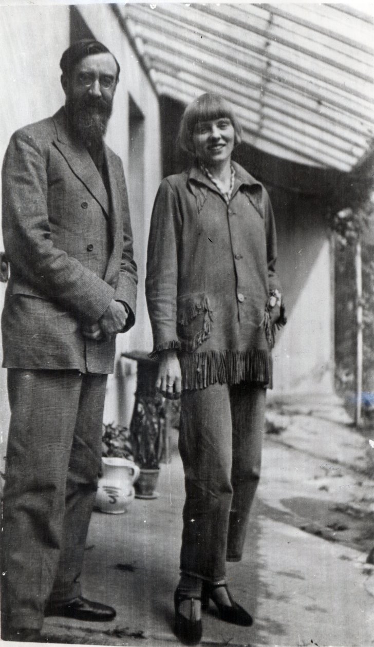 Lytton Strachey e Iris Tree de English Photographer