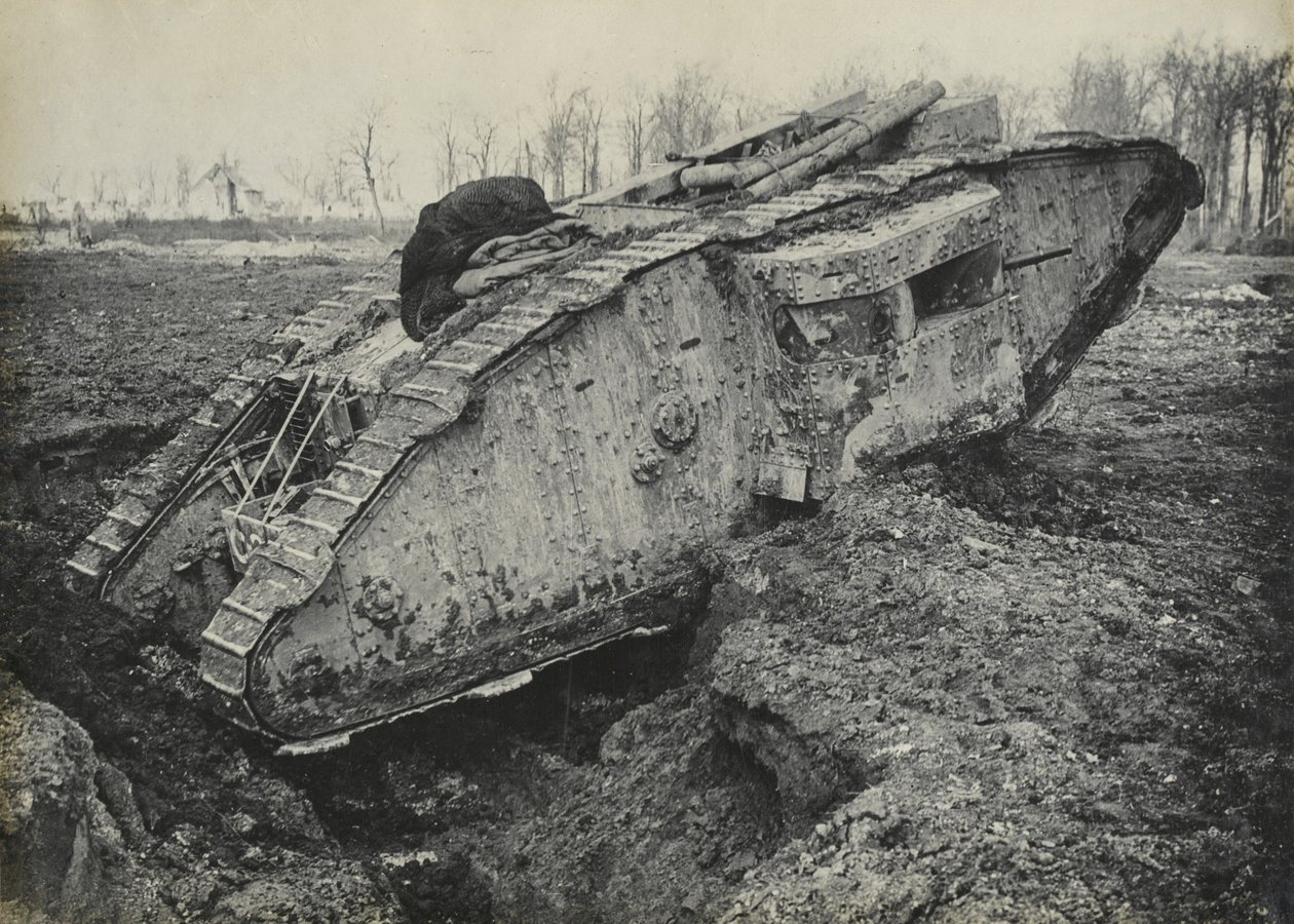 Fotografía de tanque británico, 1918 de English Photographer