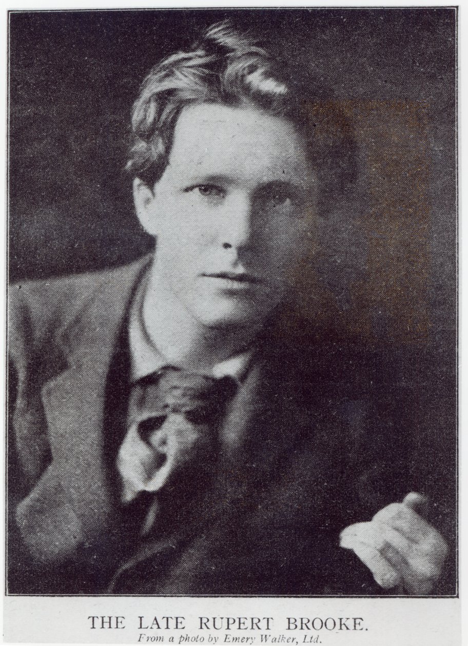 Retrato de Rupert Brooke (1887-1915) de English Photographer