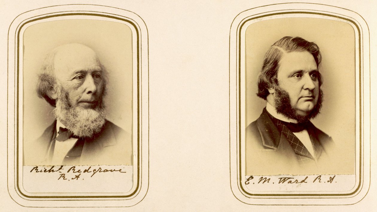 Retratos de Richard Redgrave y Edward Matthew Ward de English Photographer