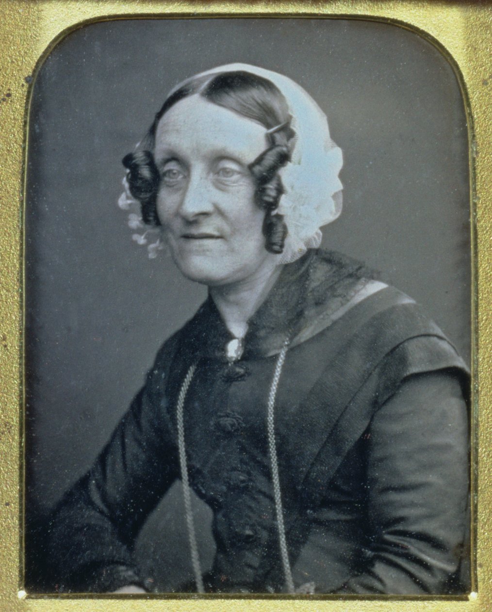 Sarah Faraday, esposa de Michael Faraday (1791-1867) 1840s-50s de English Photographer