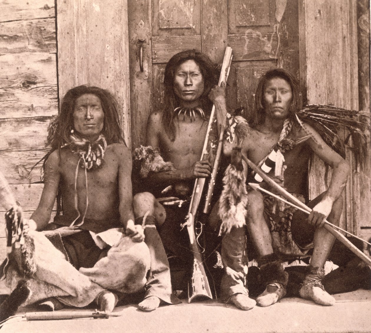 Indios Spokane, 1861 de English Photographer