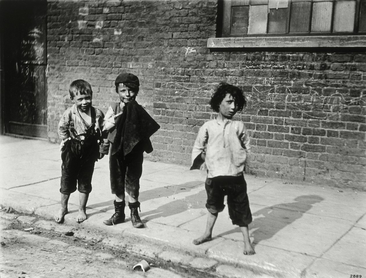 Niños de la calle en Lambeth de English Photographer