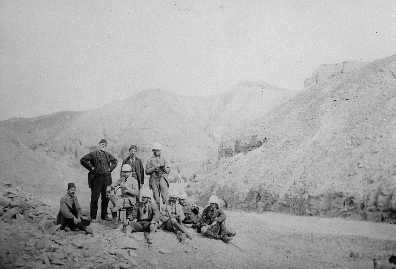 El Duque de Connaught en Egipto, 1882 de English Photographer