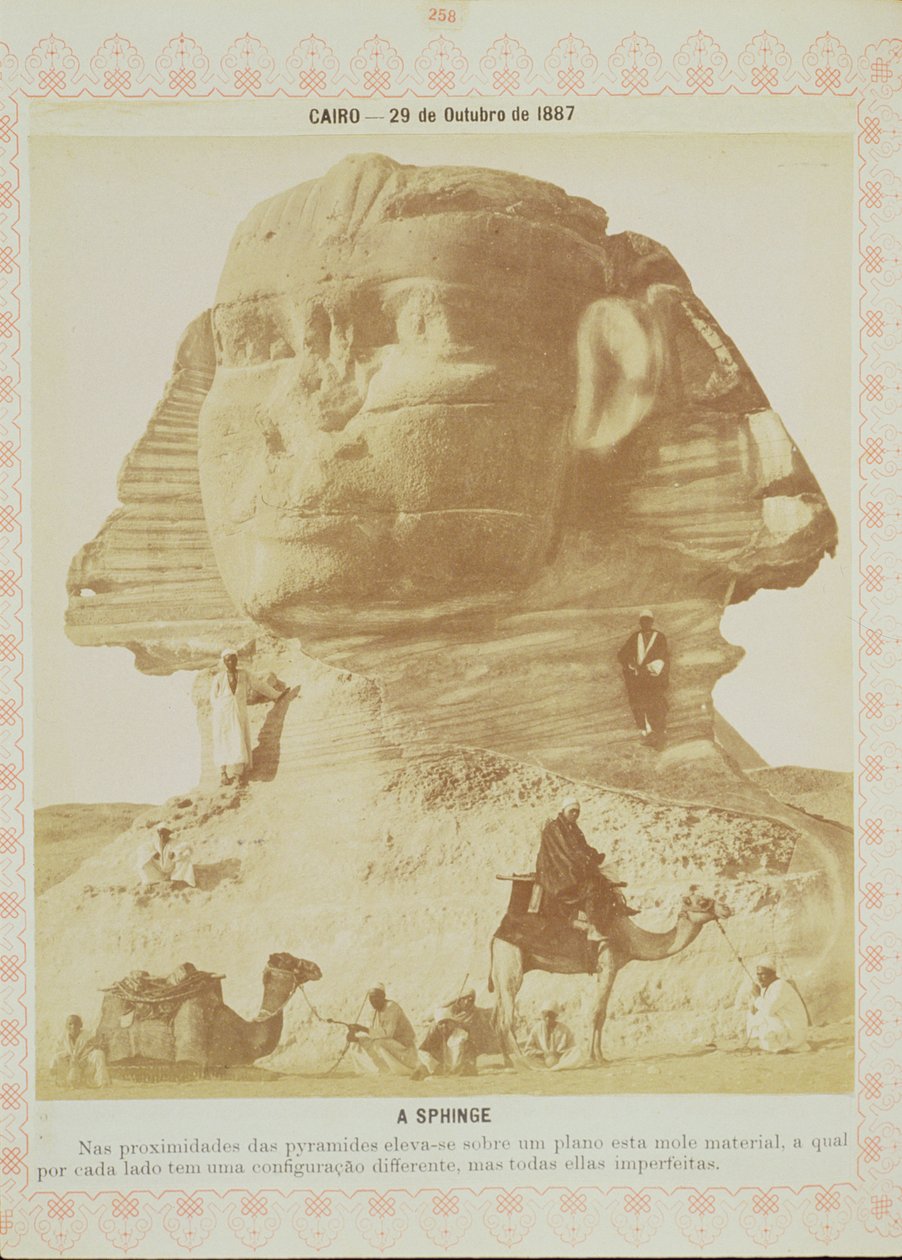 La Esfinge, Egipto, 1887 de English Photographer