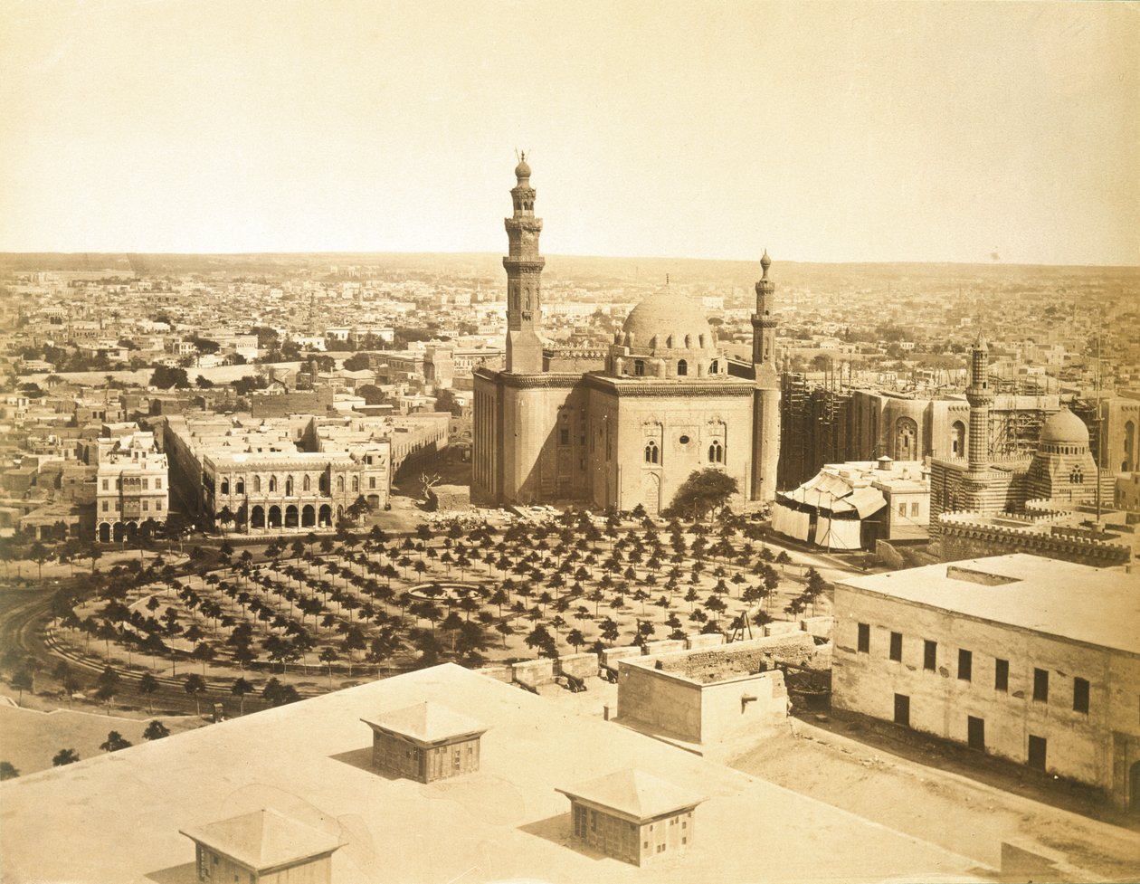 Vista de El Cairo, c.1880 de English Photographer