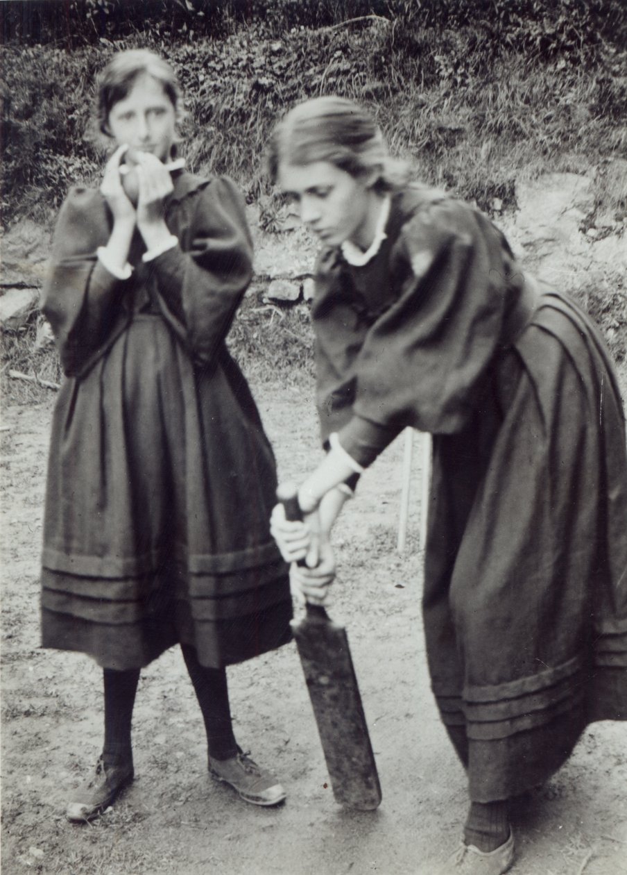 Virginia y Vanessa Stephen, en St. Ives, 1894 de English Photographer