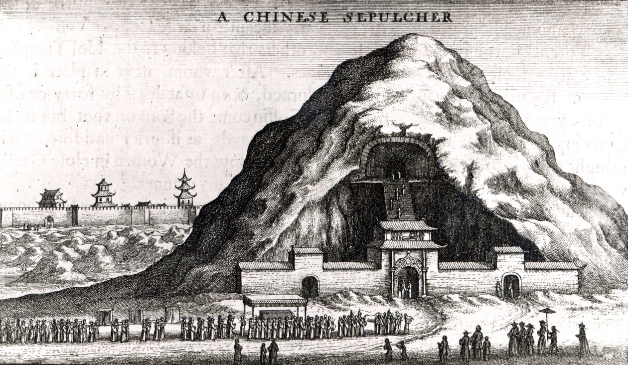 Un sepulcro chino, 1669 de English School