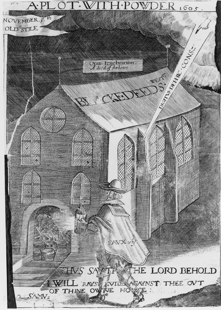 Un complot con pólvora, 1605 de English School