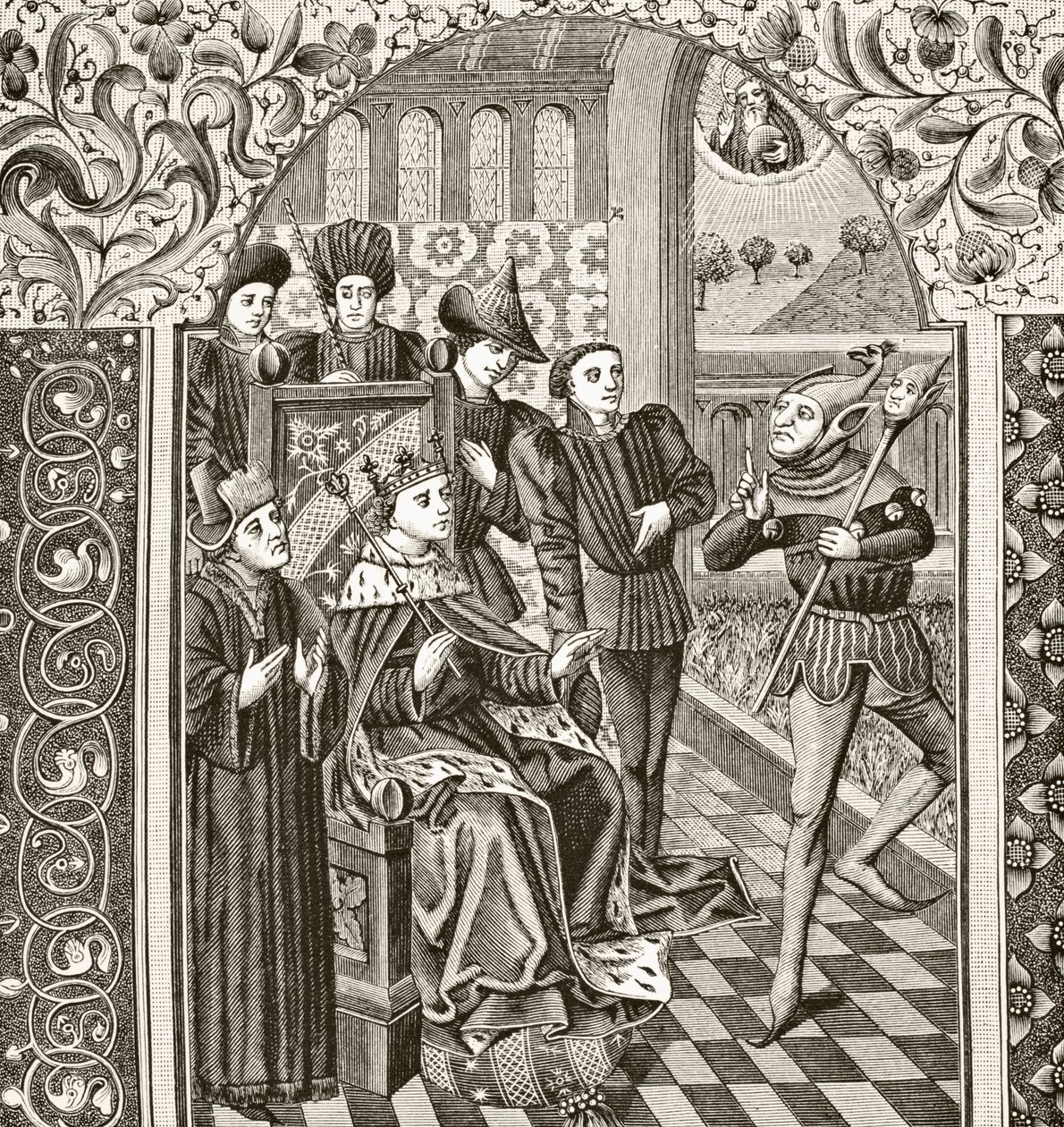 Un bufón de la corte, 1878 de English School