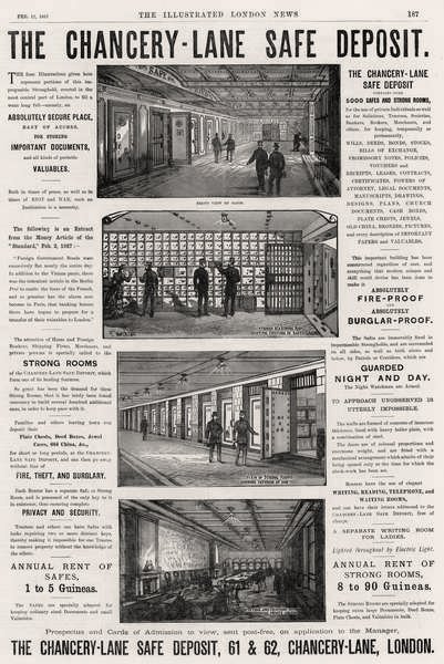 Anuncio para The Chancery Lane Safe Deposit de English School