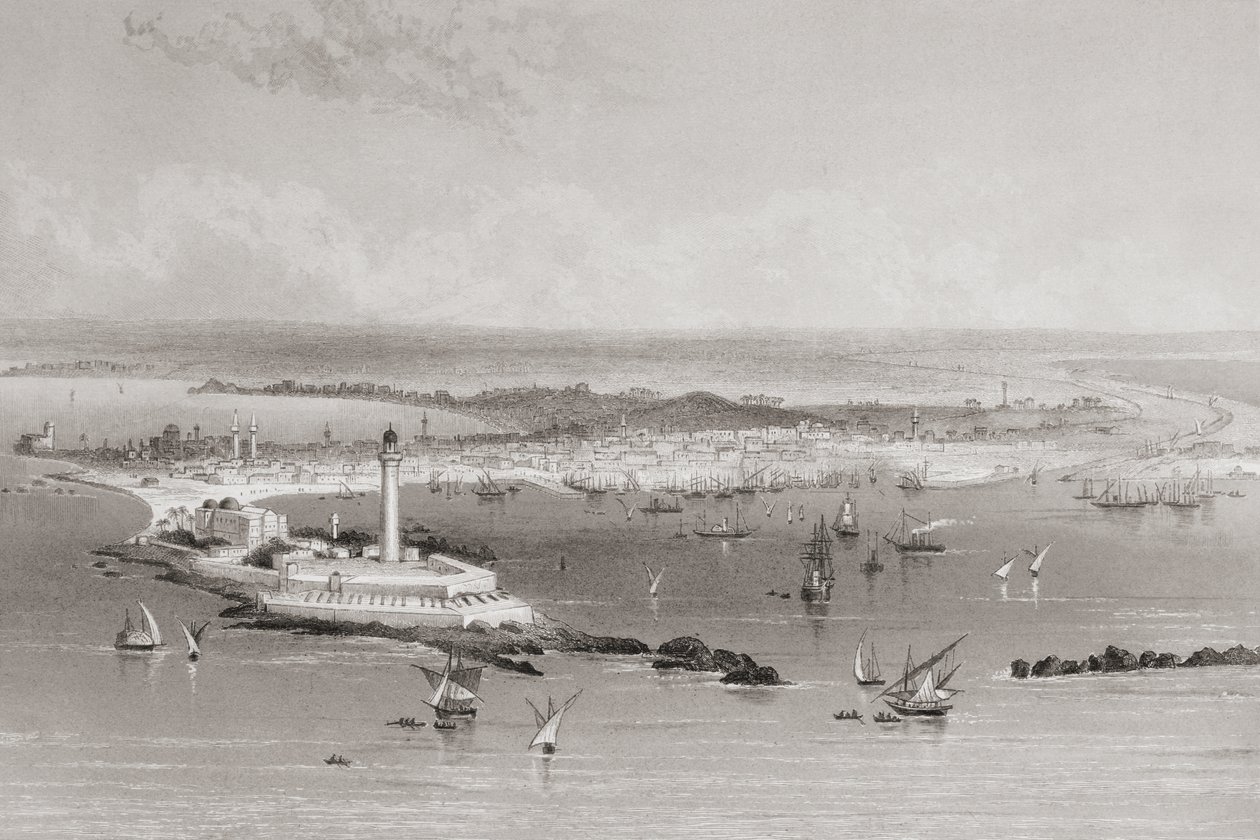 Alejandría, Egipto, 1883 de English School