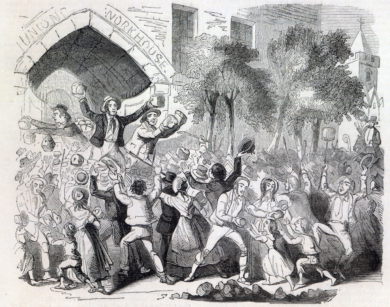 Ataque al asilo en Stockport en 1842 de English School