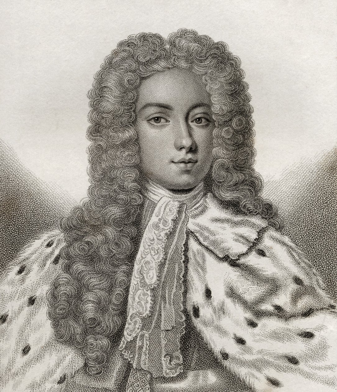 Baptist Noel, grabado por Freeman, ilustración de 