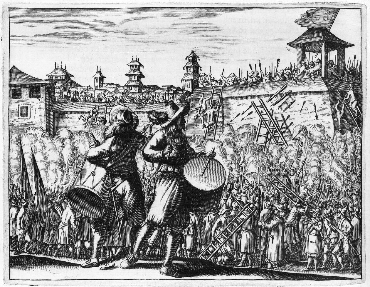 Escena de batalla de English School