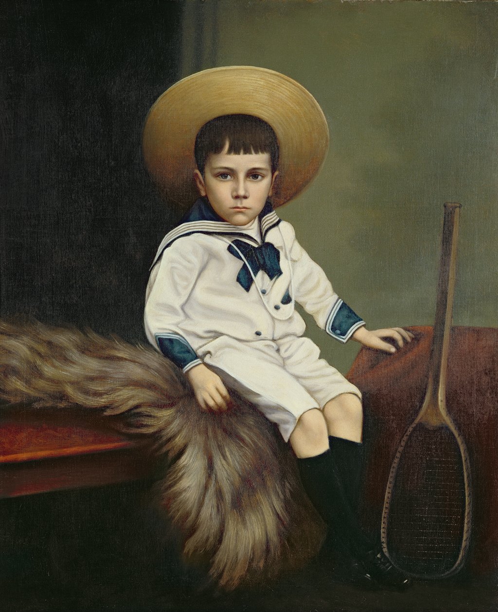 Niño con traje de marinero de English School