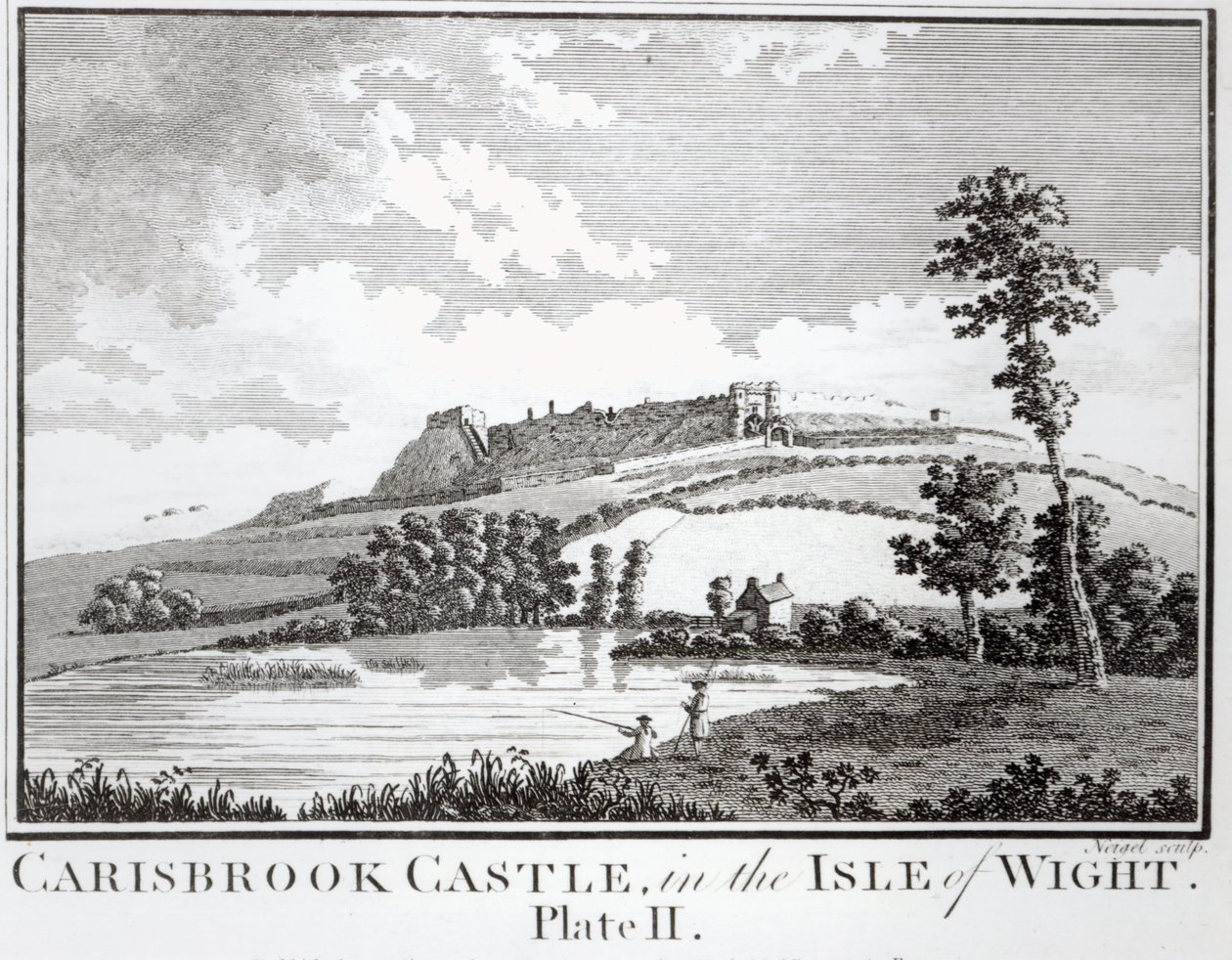 Castillo de Carisbrook, en la Isla de Wight de English School