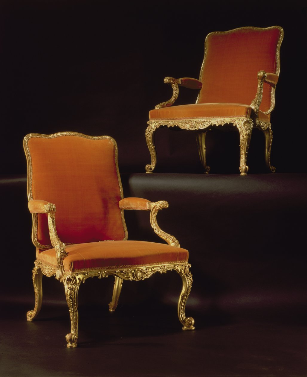 Sillón tallado, Chippendale de English School