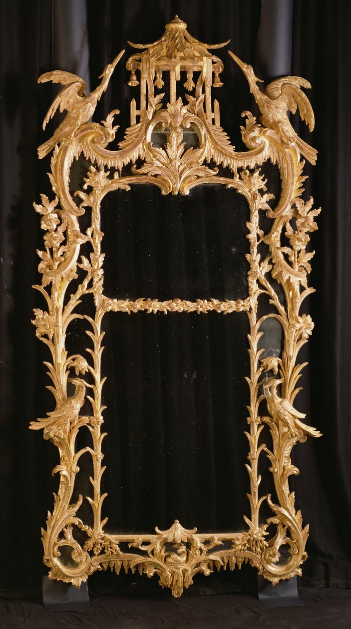 Espejo tallado, c.1760 de English School