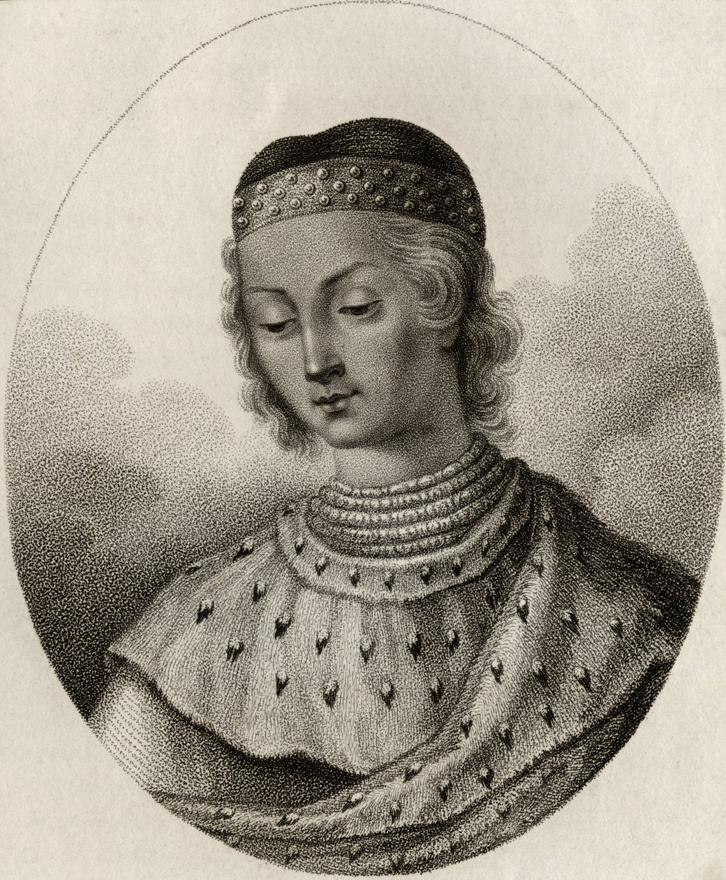 Carlos de Valois, Duque de Orleans, grabado por Gerimia, de 