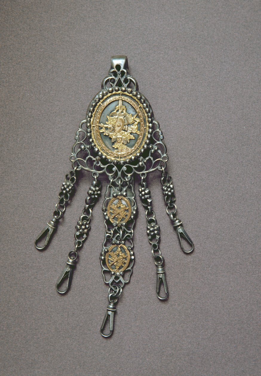 Chatelaine, finales del siglo XVIII de English School