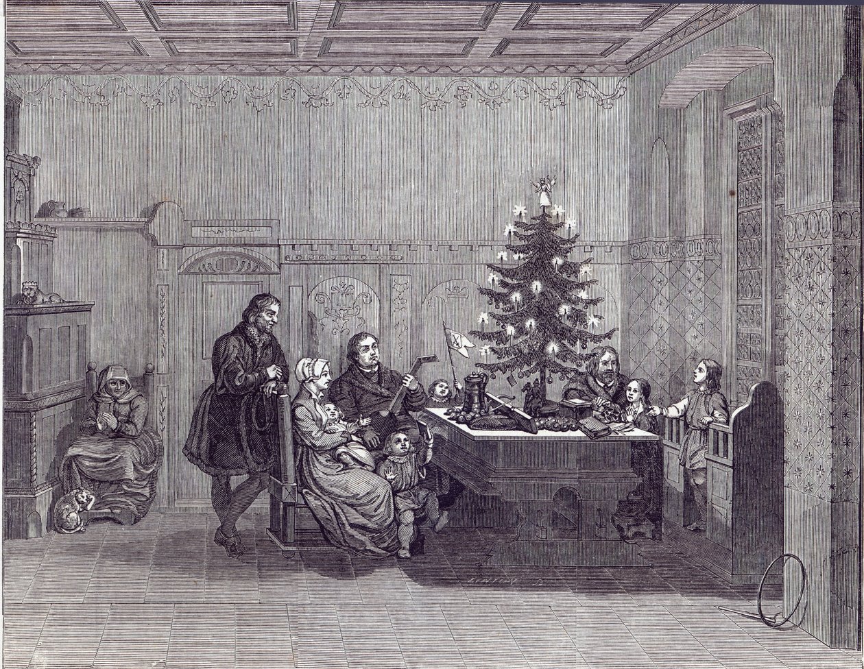 Nochebuena en Alemania: Martín Lutero y su familia, de 