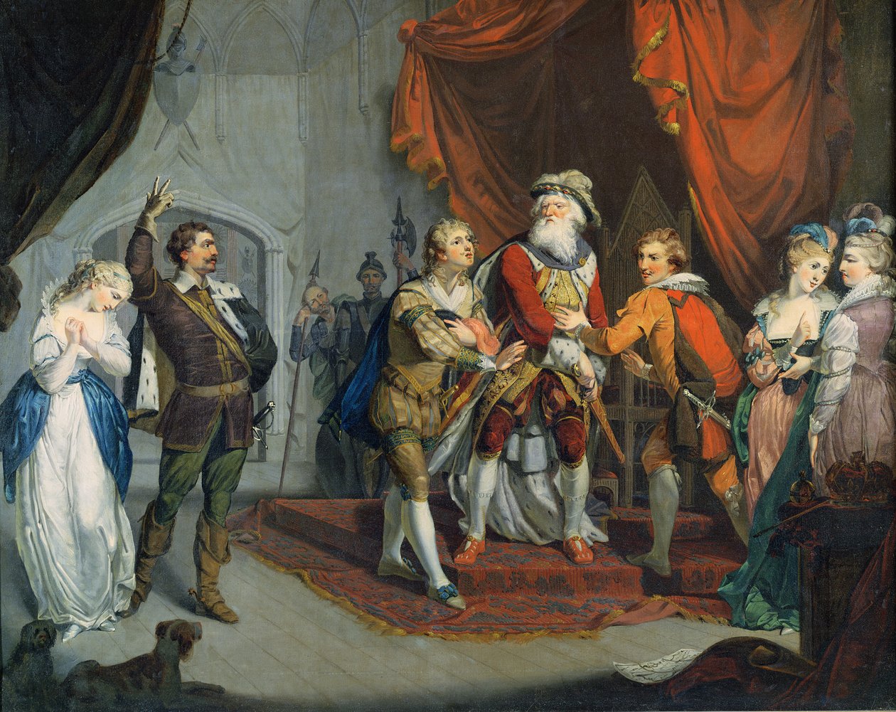Cordelia defendida por el Conde de Kent, de 