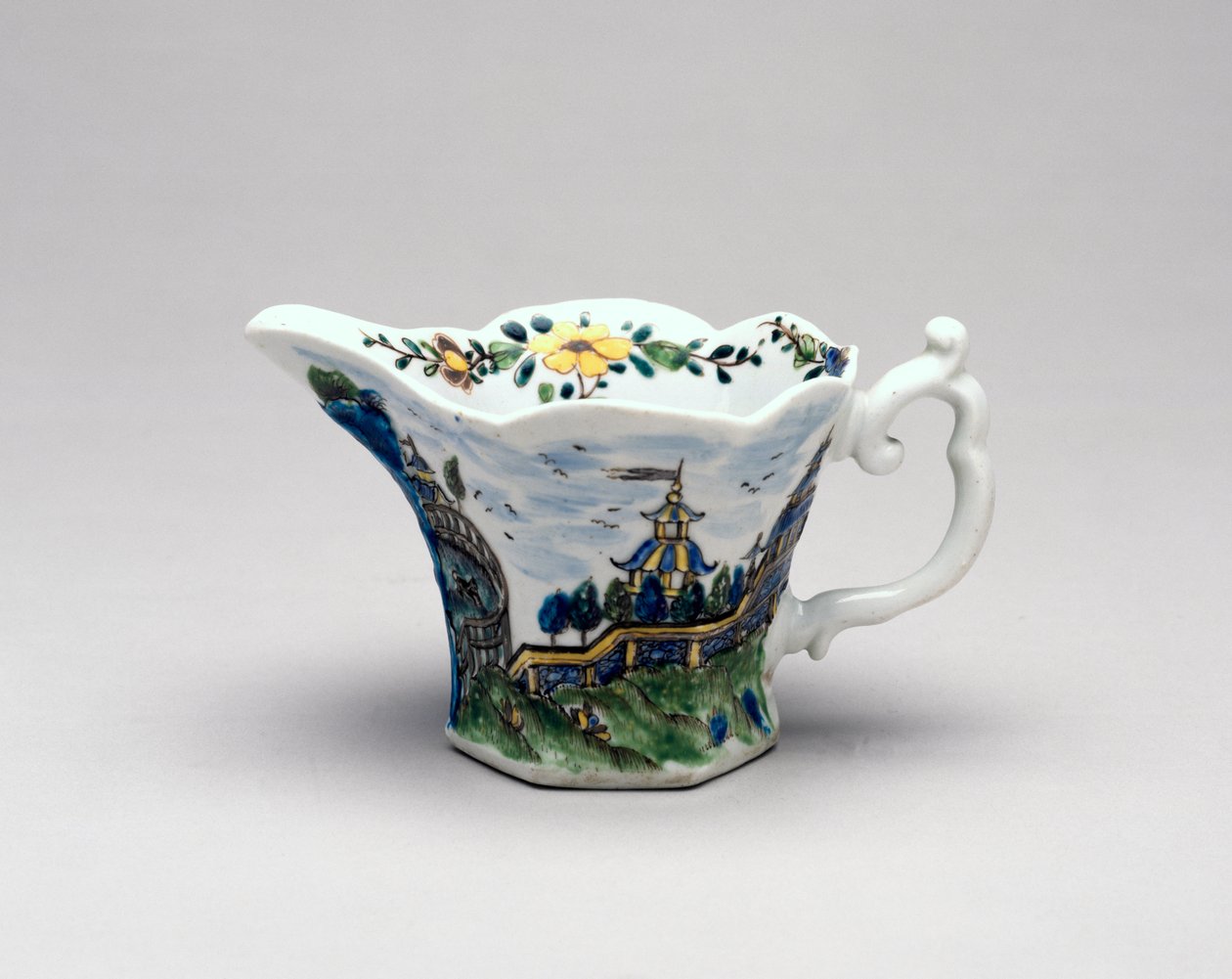 Jarra de crema, Porcelana de Worcester, c.1755-58 de English School