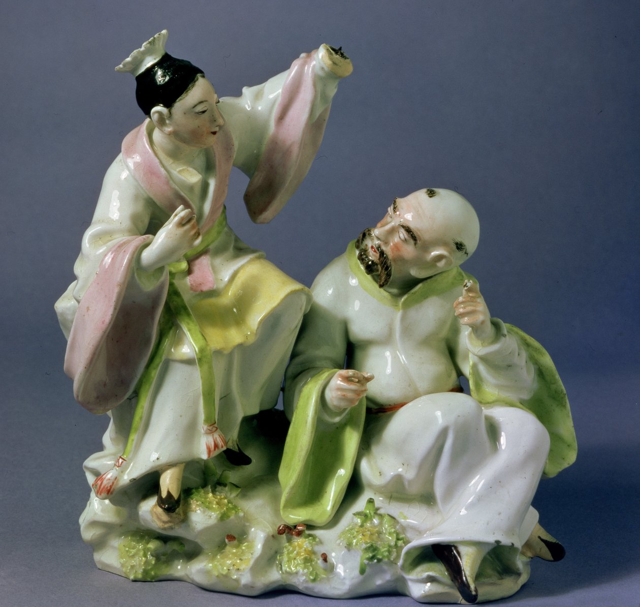 Grupo de Derby, período temprano de Blanche, c.1750-54 de English School