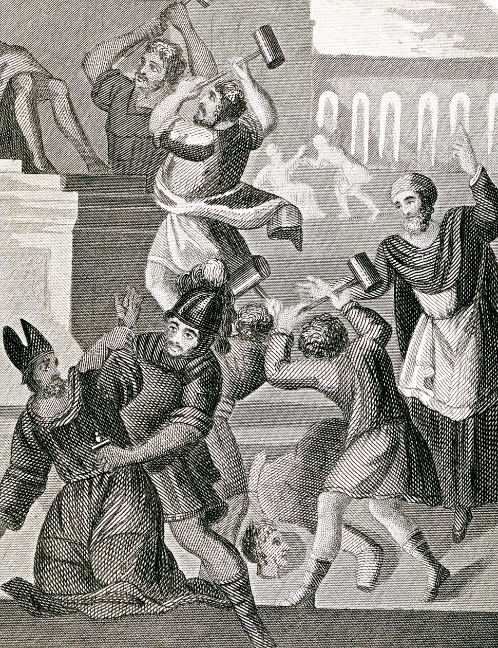 Destrucción del templo de Baal de English School