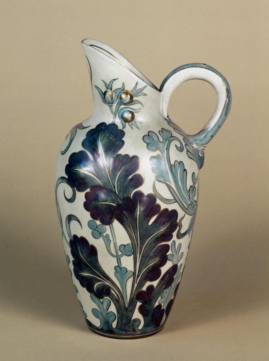 Jarra de loza Carrara de Doulton, c.1890 de English School