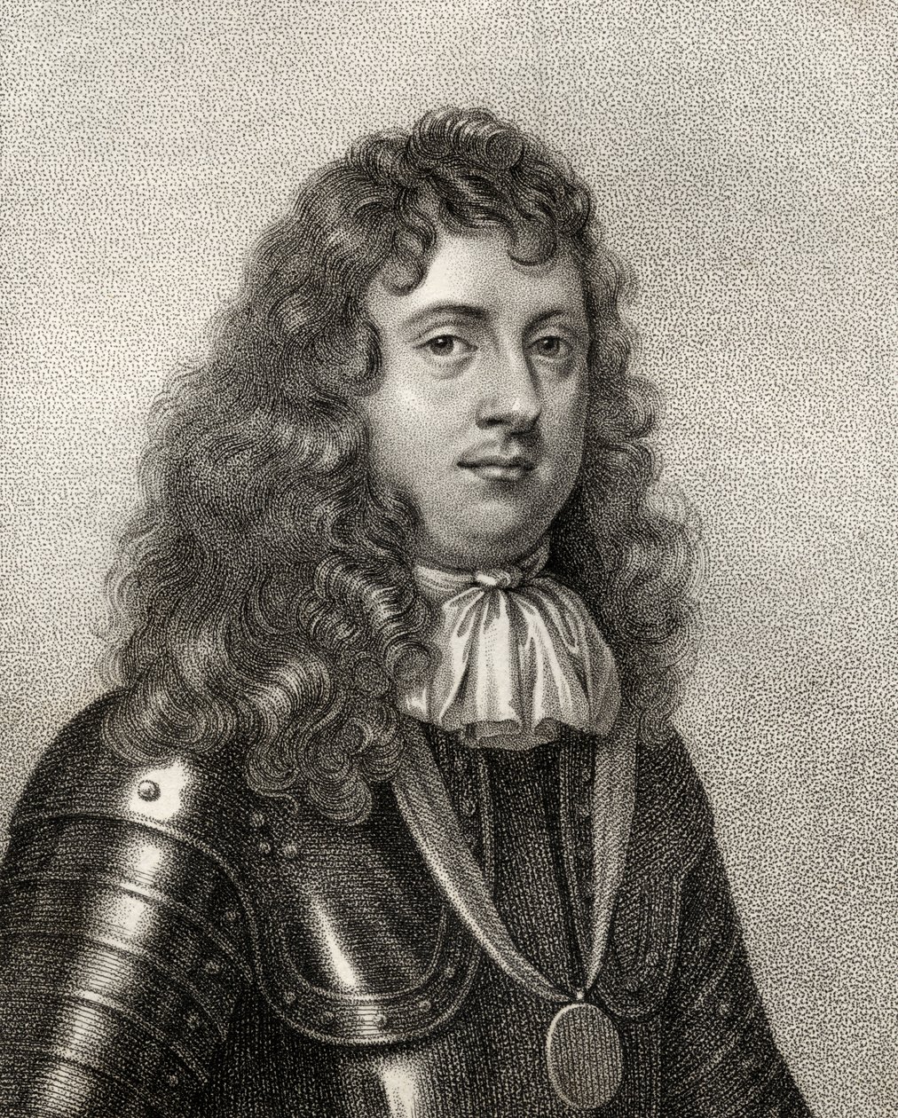 Edward Montagu, grabado por Bocquet, ilustración de 