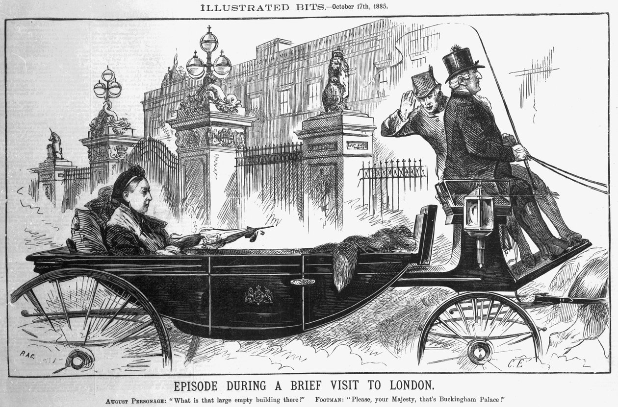 Episodio durante una breve visita a Londres, 17 de octubre de 1885 de English School