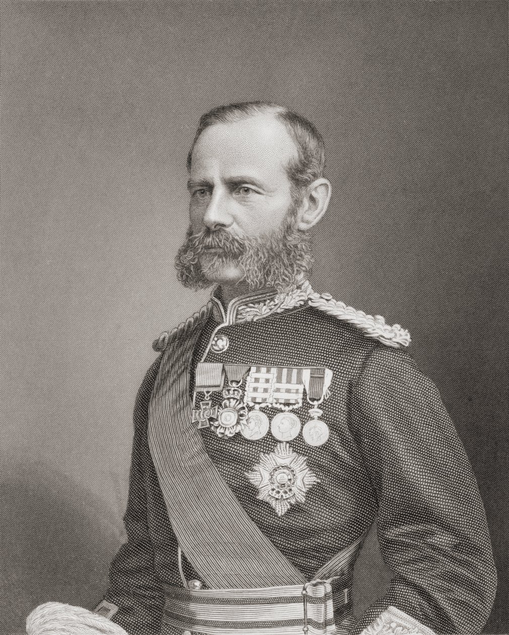 Mariscal de campo Frederick Sleigh Roberts, primer conde Roberts, 1883 de English School